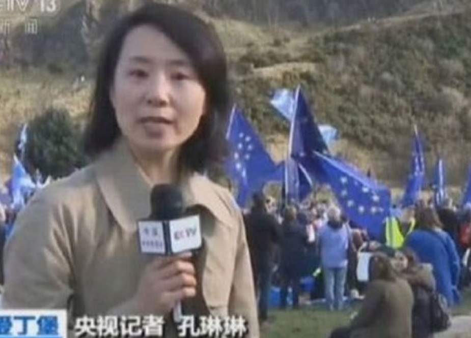 چین کی سرکاری ٹی وی رپورٹر کو لندن میں سزا