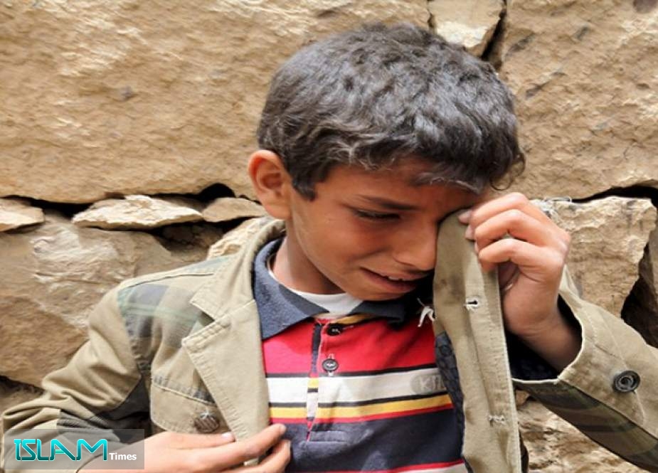 The Death of a Yemeni Child by Saudi Mercenaries in Taiz