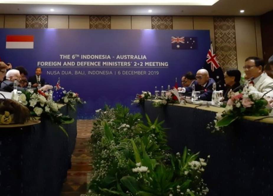 Pertemuan 2+2 (two plus two) antara Indonesia dan Australia membahas keamanan maritim. (Foto: Medcom)