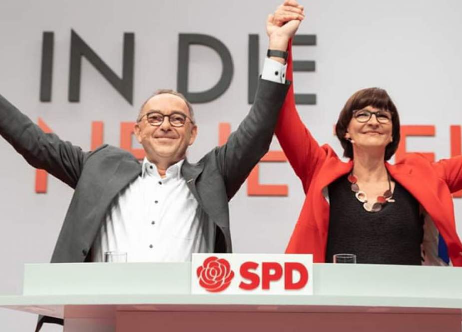 جرمنی، سوشل ڈیمو کریٹس کی نئی منتخب قیادت