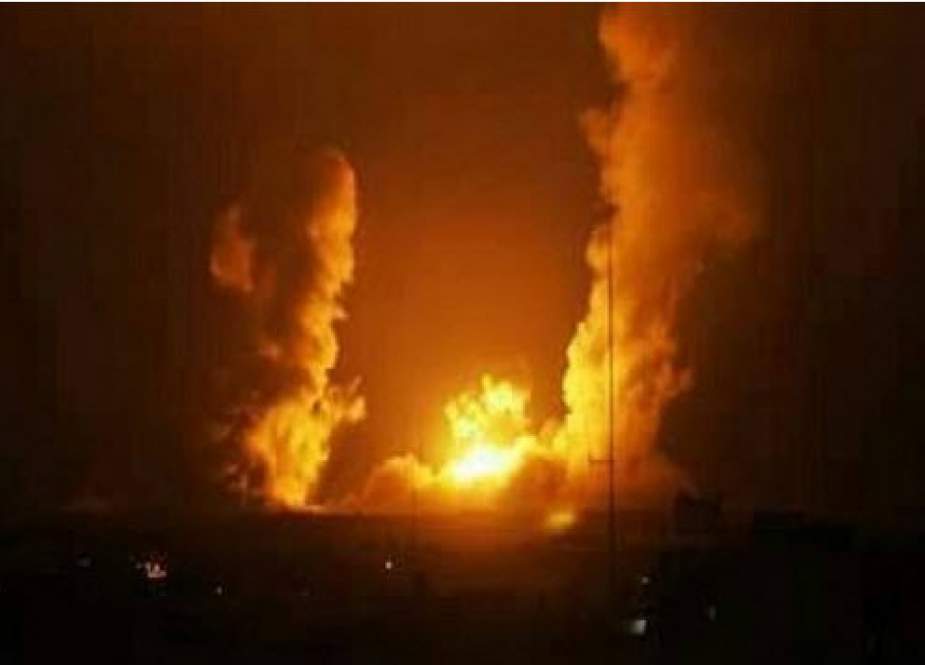 حمله جنگنده های رژیم صهیونیستی به غزه/مقابله پدافند مقاومت فلسطین