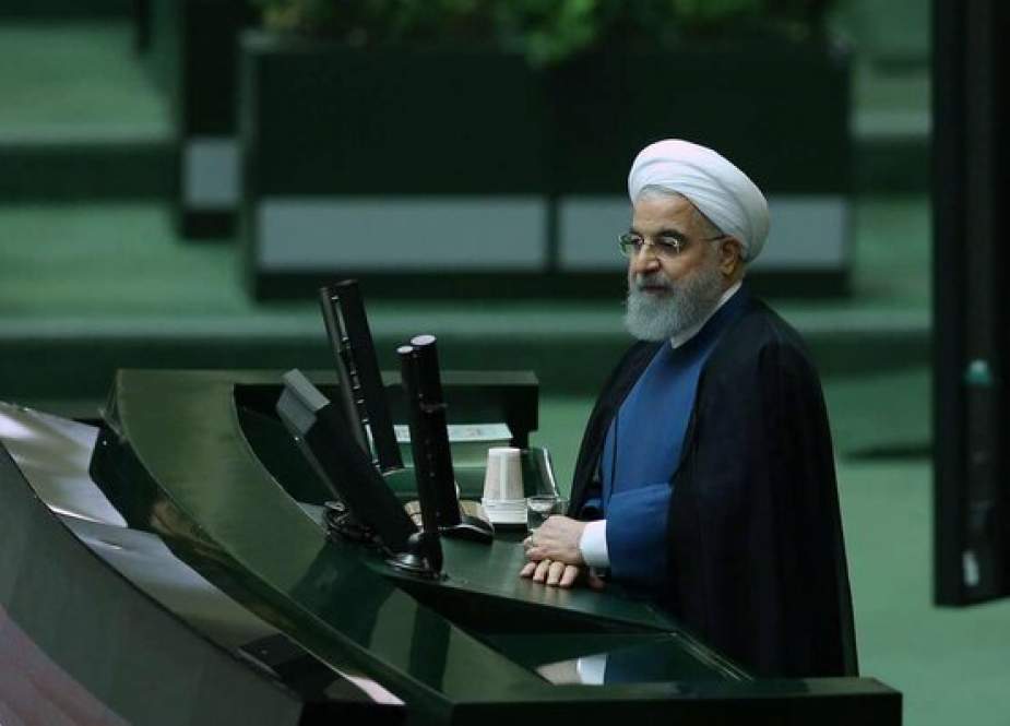 Hassan Rouhani, Iran’s President in Parliement.jpg