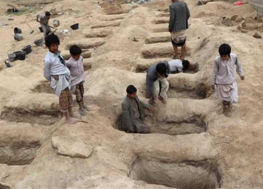 کشته شدن بیش از ۱۰۰ هزار یمنی از آغاز جنگ در سال ۲۰۱۵
