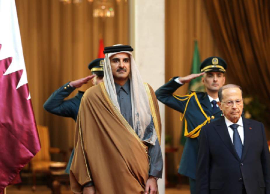 دعوت رئیس جمهوری لبنان از امیر قطر برای سفر به بیروت