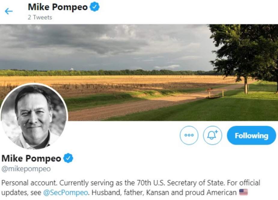 تقویت گمانه‌زنی‌ها درباره کناره‌گیری پامپئو از وزارت خارجه آمریکا