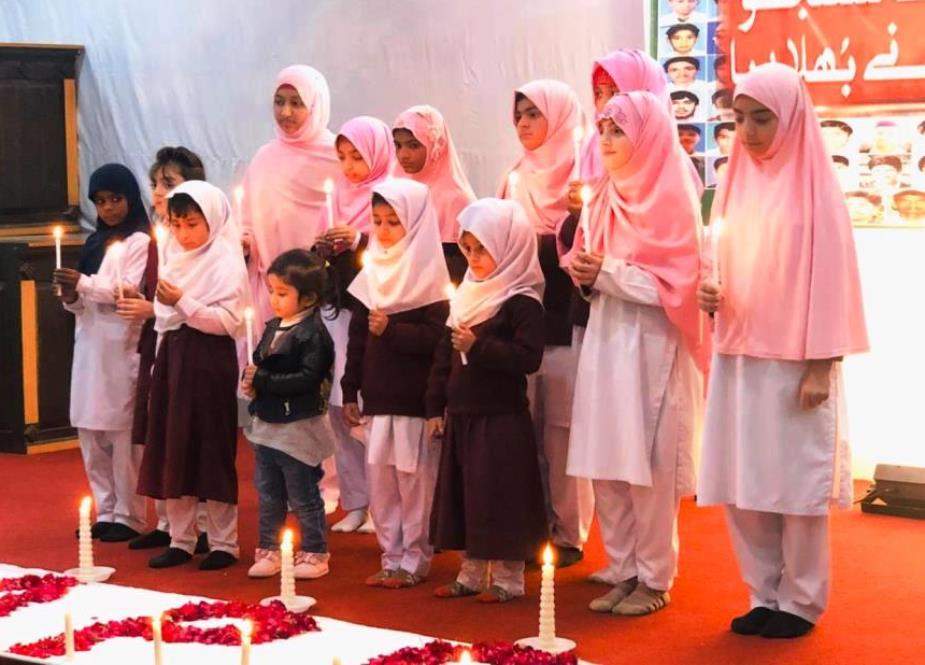 لاہور، سانحہ اے پی ایس کی یاد میں ادارہ منہاج الحسین میں تقریب کا اہتمام