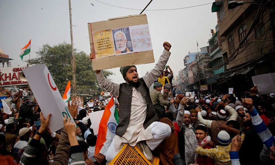 بھارت بھر میں متنازع قانون کے خلاف مظاہرے