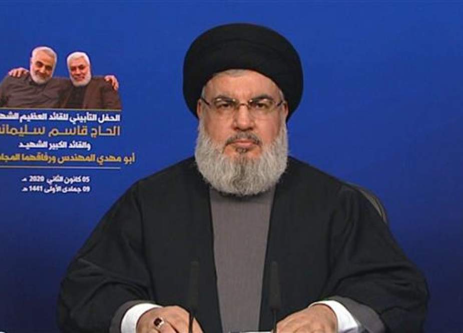 Expulsion of US from Region Fair Punishment for Gen Soleimani Assassination: Nasrallah