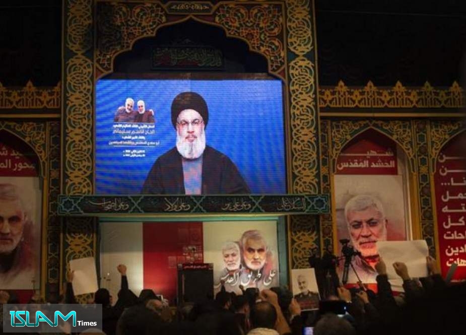 US soldiers, officers will go home in coffins after Soleimani assassination: Nasrallah