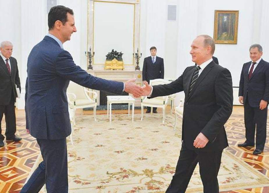 روسی صدر کا دورہ شام، بشار الاسد سے ملاقات