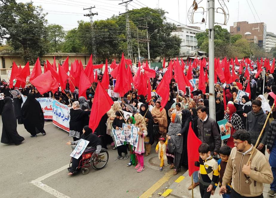 لاہور میں اتحاد امت فورم کے زیراہتمام مردہ باد امریکہ ریلی