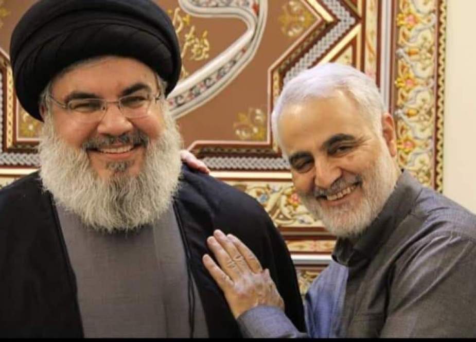 General Qasem Suleimani with Hezbollah Secretary General Sayyed Hasan Nasrallah.jpeg