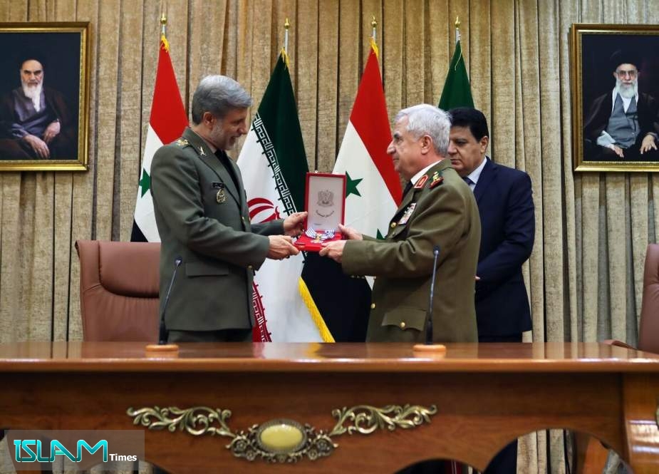 Syrian Arab Republic awarded Martyr Lieutenant General Qasem Soleimani with its top Military Medal