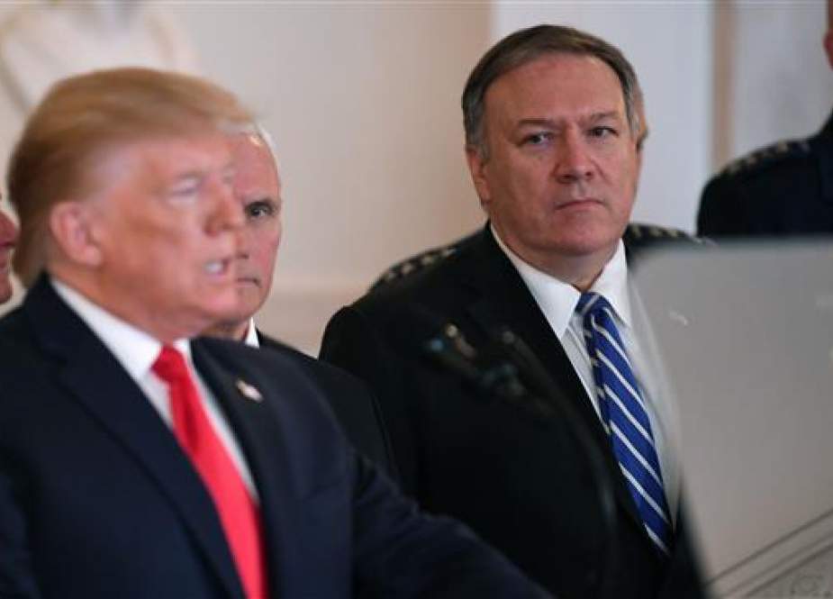 US Secretary of State Mike Pompeo and US President Donald Trump.jpg