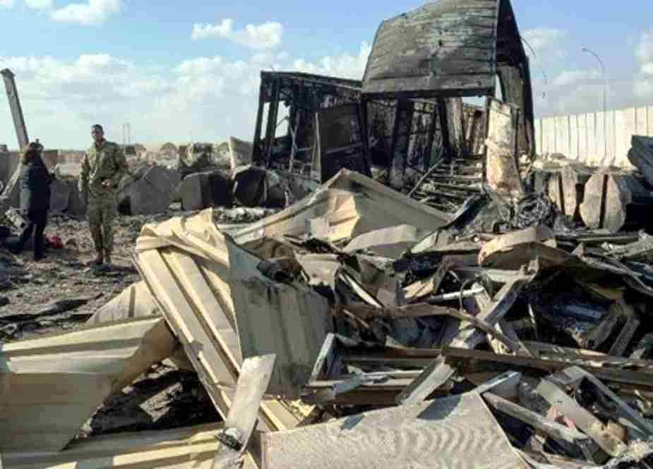 امریکی فوجی اڈے عین الاسد پر جوابی ایرانی حملہ، صیہونی اخبار کے زبانی