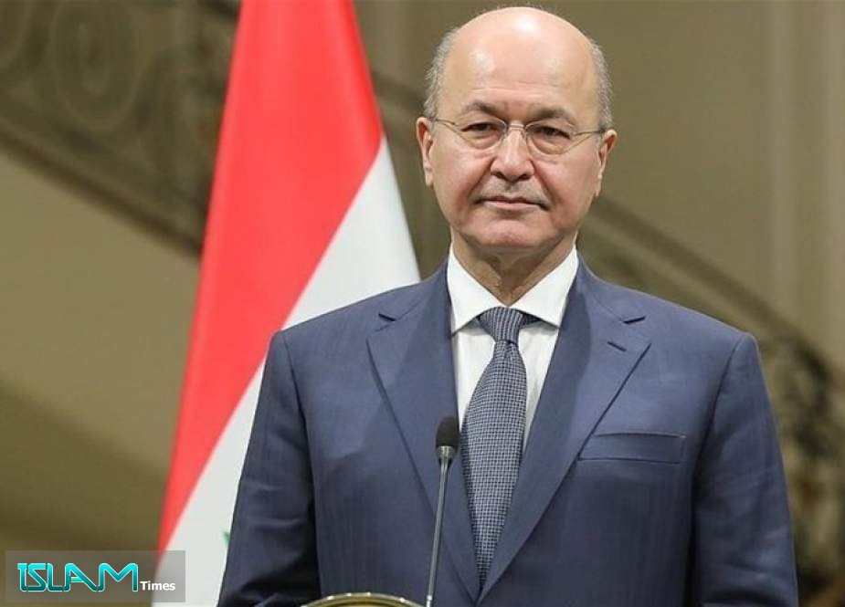 الرئيس العراقي يبعث برقية لآية الله السيستاني