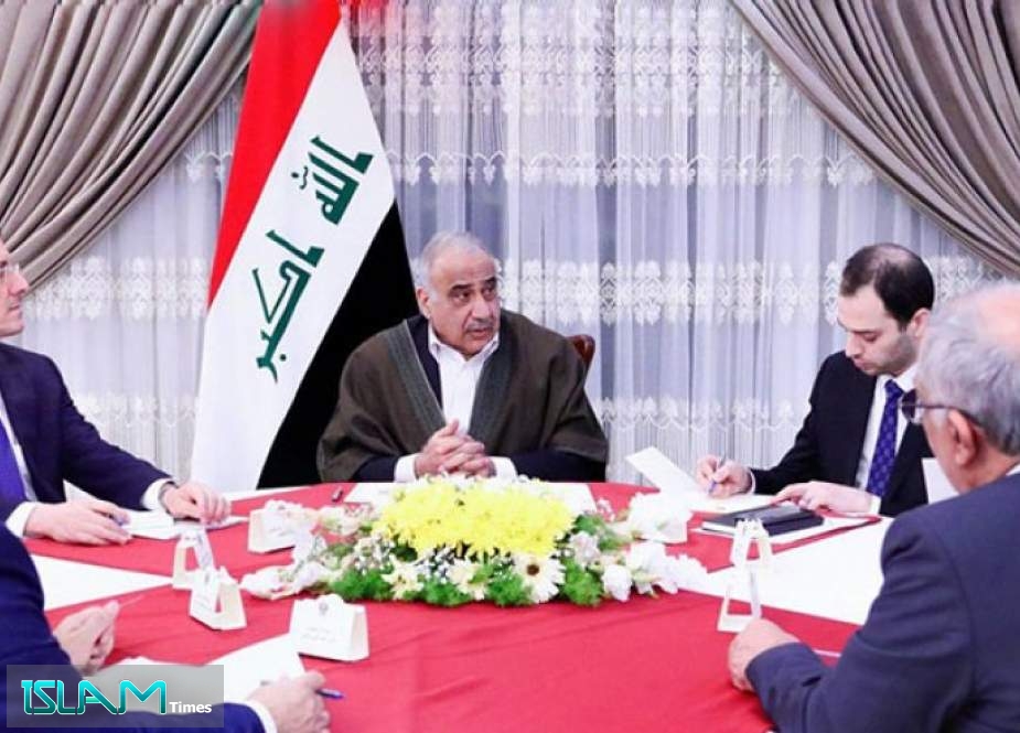 اجتماع خاص بمشاريع الاتفاق العراقي الصيني برئاسة عبد المهدي