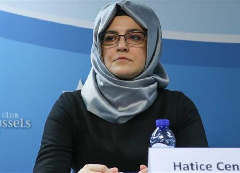 Hatice Cengiz, the fiancée of the murdered Saudi journalist Jamal Khashoggi.jpg