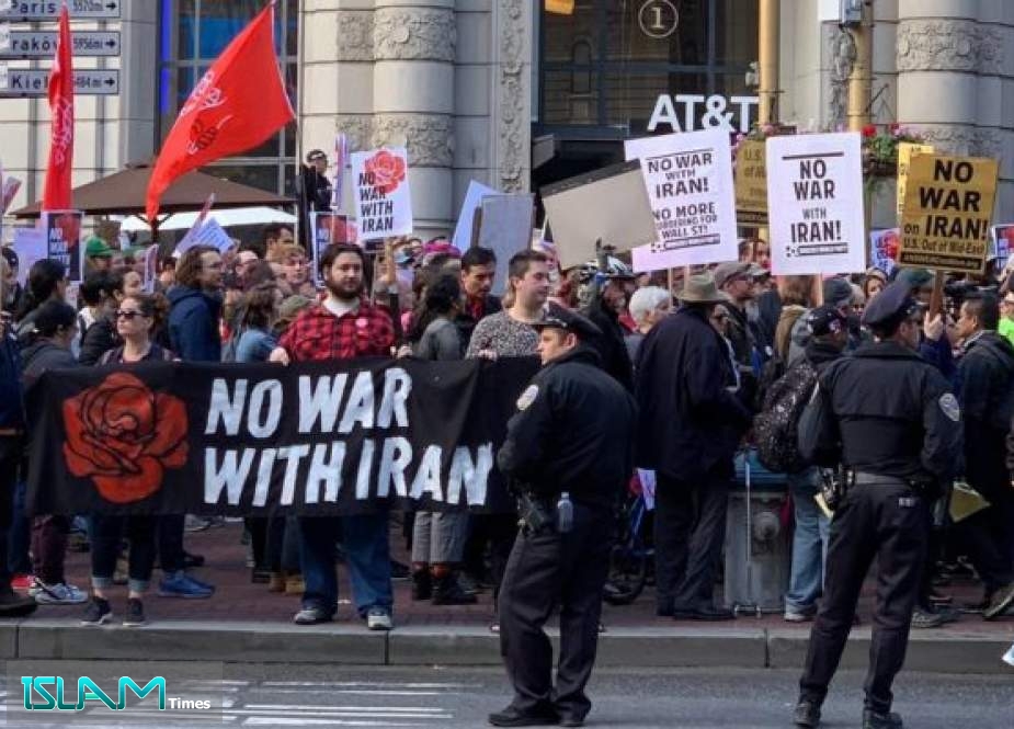 Protesters Warn against War with Iran in San Francisco