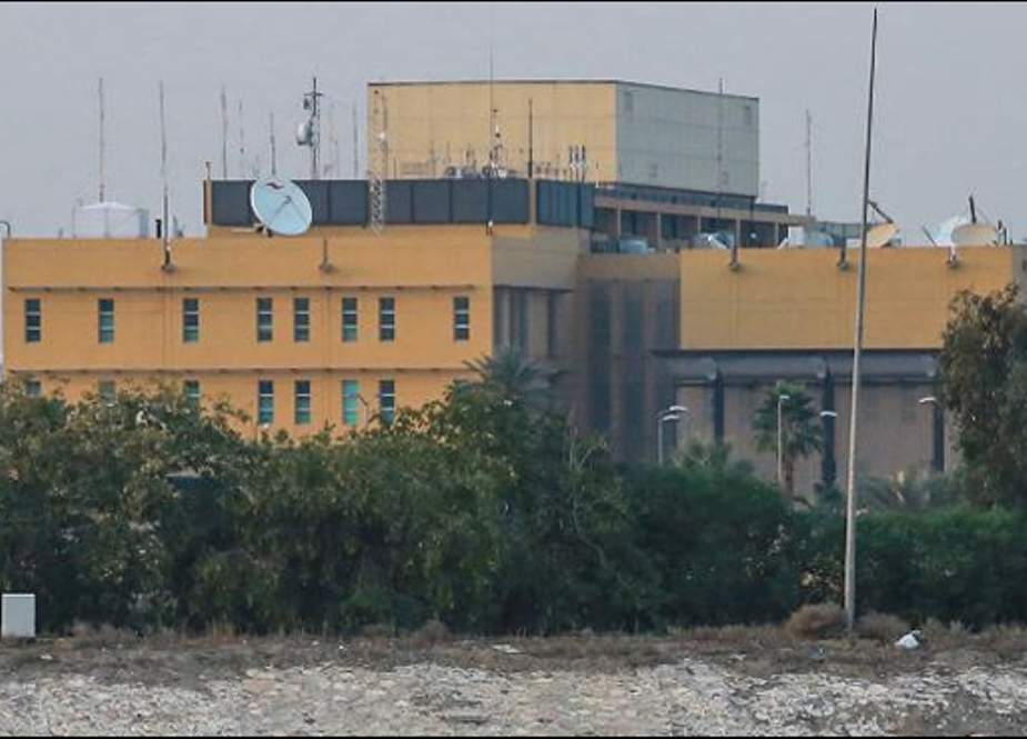 بغداد، امریکی سفارتخانے پر راکٹ حملوں میں 6 افراد زخمی