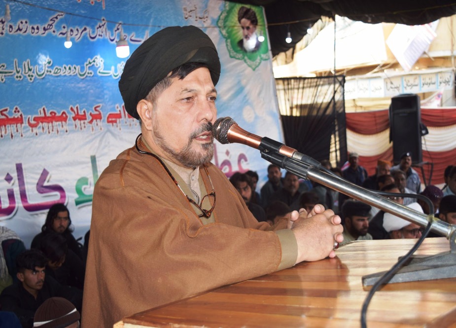 وارثان شہداء کمیٹی کے تحت شکارپور میں عظمت شہداء کانفرنس کا انعقاد کیا گیا