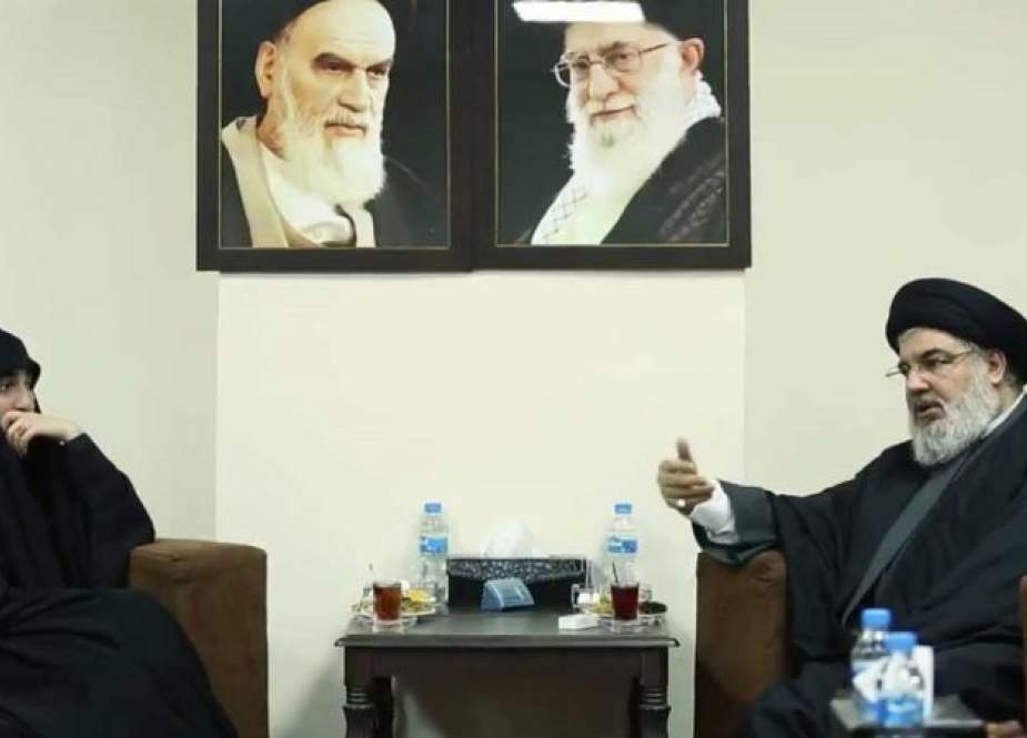 زینب سلیمانی با سید حسن نصرالله در لبنان دیدار کرد