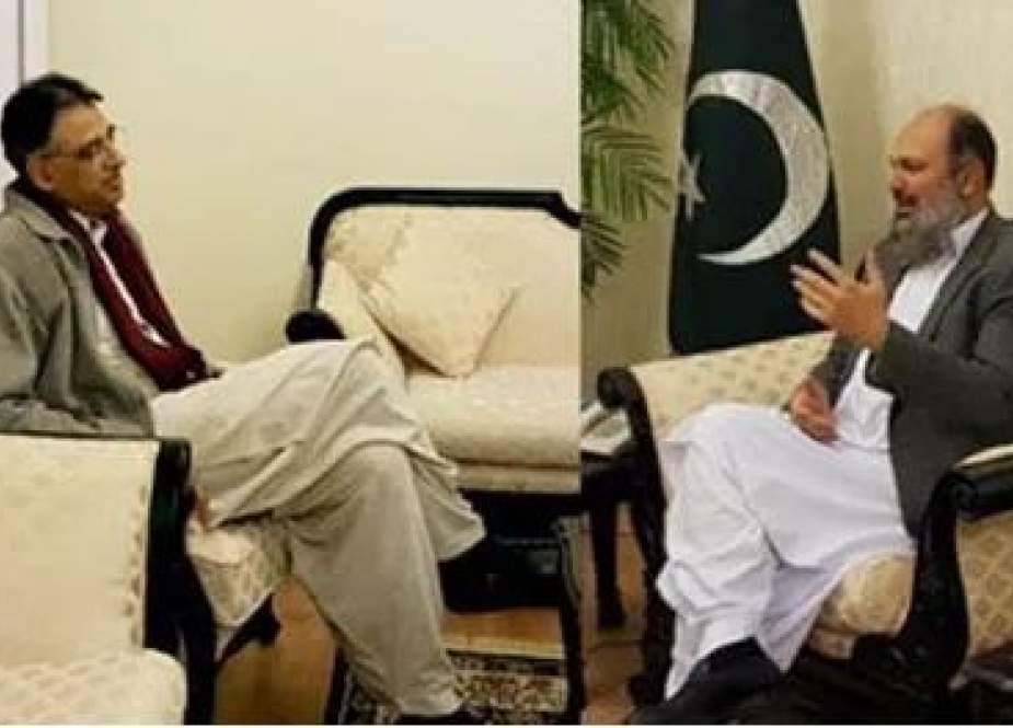 اسد عمر کی وزیراعلٰی بلوچستان سے ملاقات، اہم امور پر تبادلہ خیال