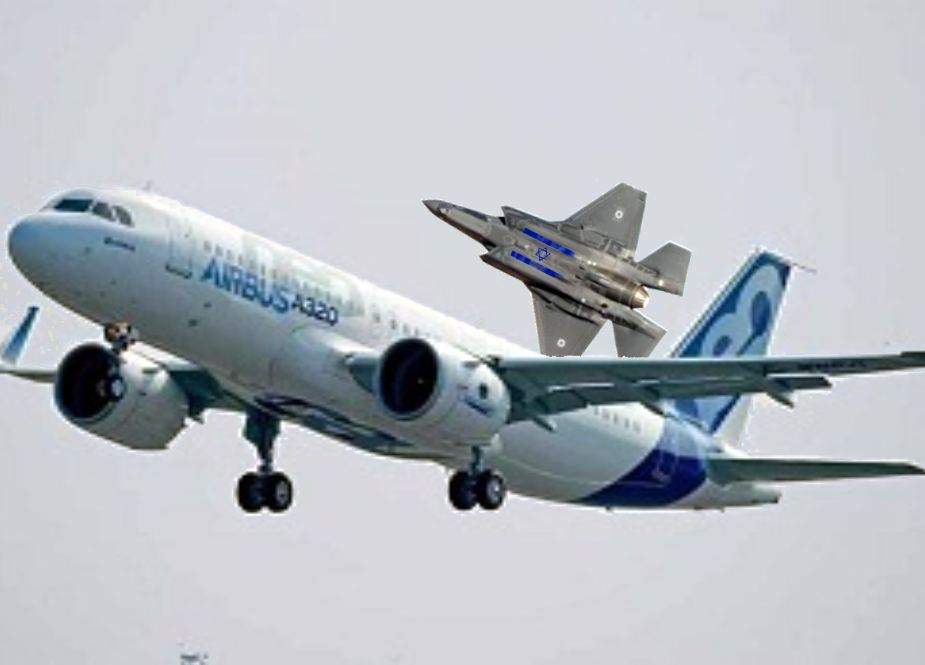شامی اینئی ایئرکرافٹس سے بچنے کیلئے اسرائیلی جنگی طیارے کا بزدلانہ حربہ، 172 مسافر بال بال بچے