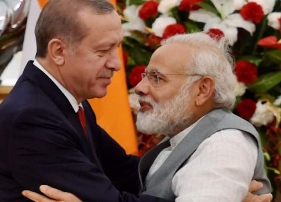 ترکی مقبوضہ کشمیر سے متعلق بیان دے کر بھارت کے داخلی معاملات میں مداخلت نہ کرے، بھارت کا واویلا