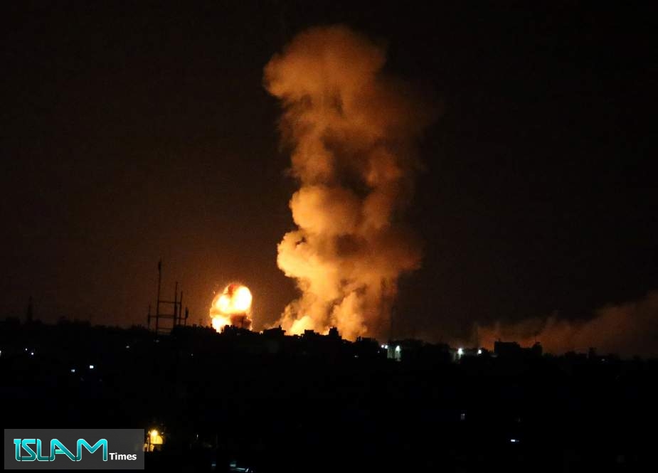 Israeli Warplanes Attack Resistance Sites in Gaza