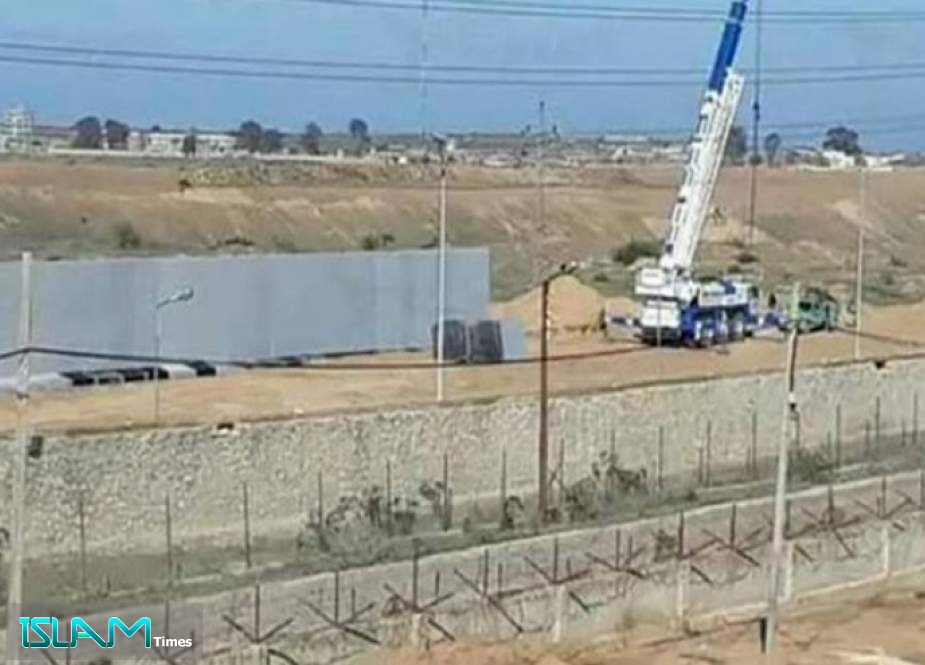 مصر تبني جدارا اسمنتيا على الحدود مع غزة