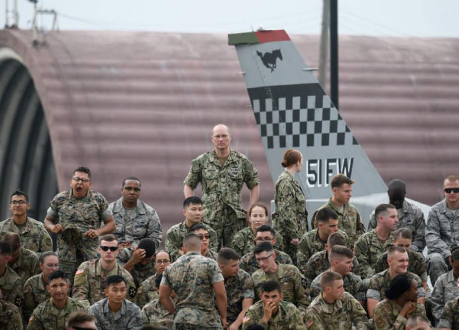 US troops at Osan Air Base in South Korea.JPG
