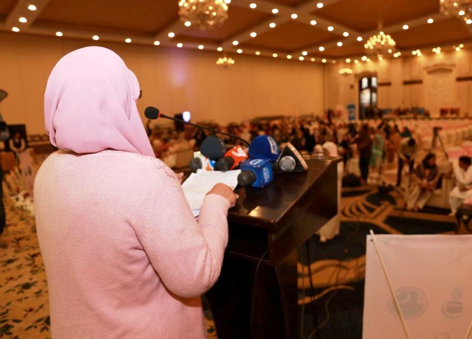 انٹرنیشنل مسلم ویمن یونین اور جماعت اسلامی حلقہ خواتین کے اشتراک سے ’’عورت خاندان اور معاشرے کا دھڑکتا دل‘‘ کے عنوان سے کانفرنس