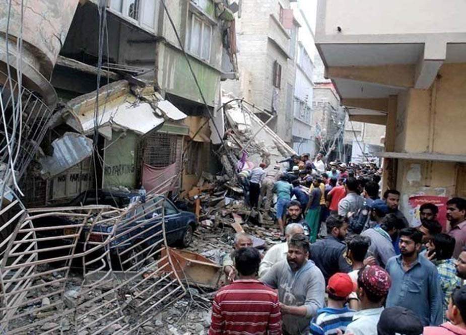 کراچی میں منہدم عمارت کے ملبے سے مزید 7 لاشیں برآمد، جاں بحق افراد کی تعداد 26 ہوگئی
