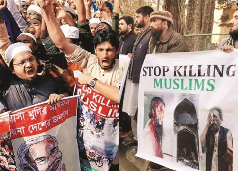 بھارت میں مسلمانوں پر تشدد کیخلاف افغانستان اور بنگلہ دیش میں احتجاج