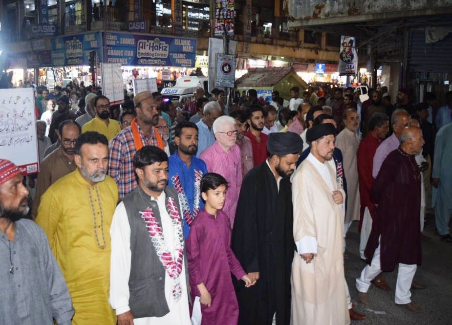 جشن ولادت مولائے کائنات (ع) پر کراچی میں جشن مولود کعبہ (ع) و تہنیہتی جلوس کا انعقاد