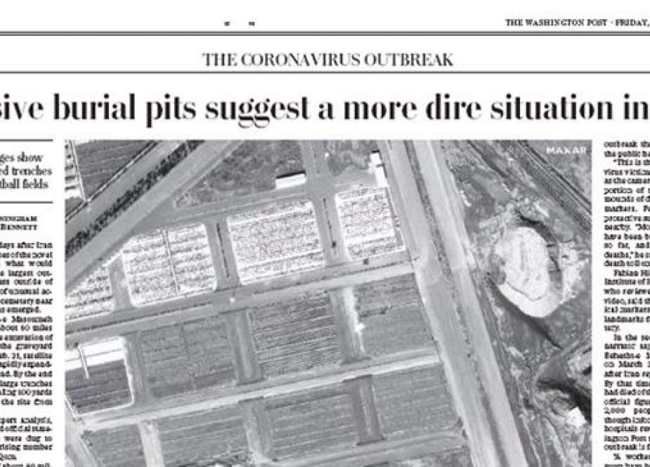 Washington Post’s article titled “Coronavirus burial pits so vast they’re visible from space”.jpg