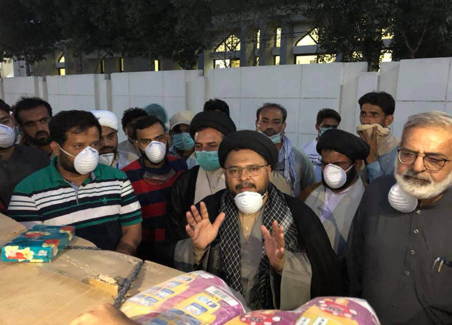 سکھر قرنطینہ کیمپ میں جے ڈی سی کی جانب سے زائرین کیلئے امداد