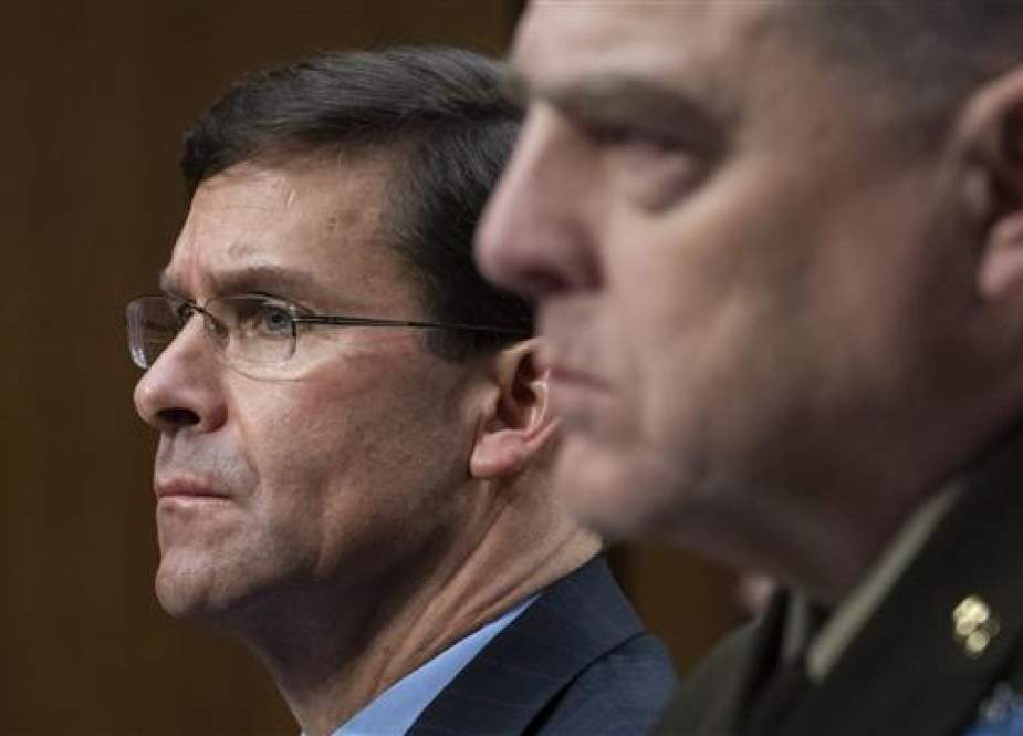 US Defense Secretary Mark T. Esper and Gen. Mark A. Milley, the chairman of the Joint Chiefs of Staff.jpg