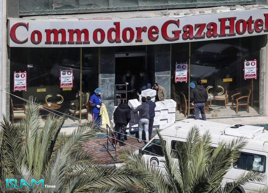 Gaza hotels become quarantine centres