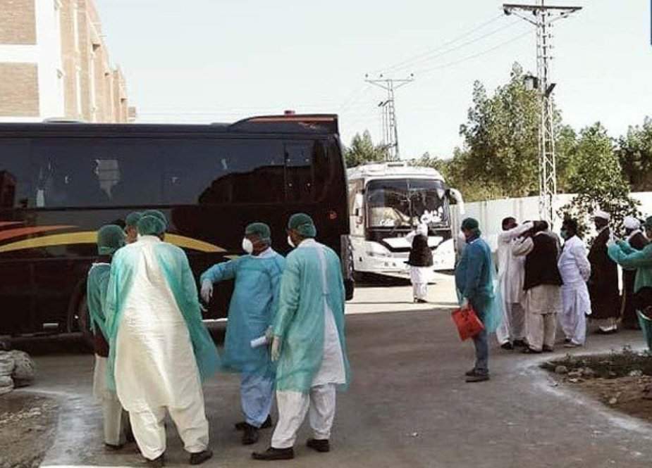 ڈی جی خان قرنطینہ سنٹر سے 132 زائرین خیبر پختونخوا روانہ