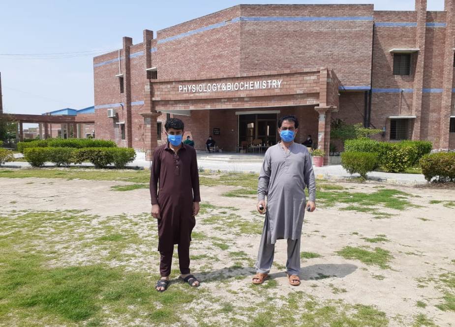 ڈی آئی خان میں قائم زائرین کے قرنطینہ سنٹر کے اندرونی مناظر