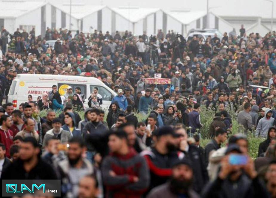 Gazans Staged an Anti-Occupation Rally Despite Coronavirus Outbreak