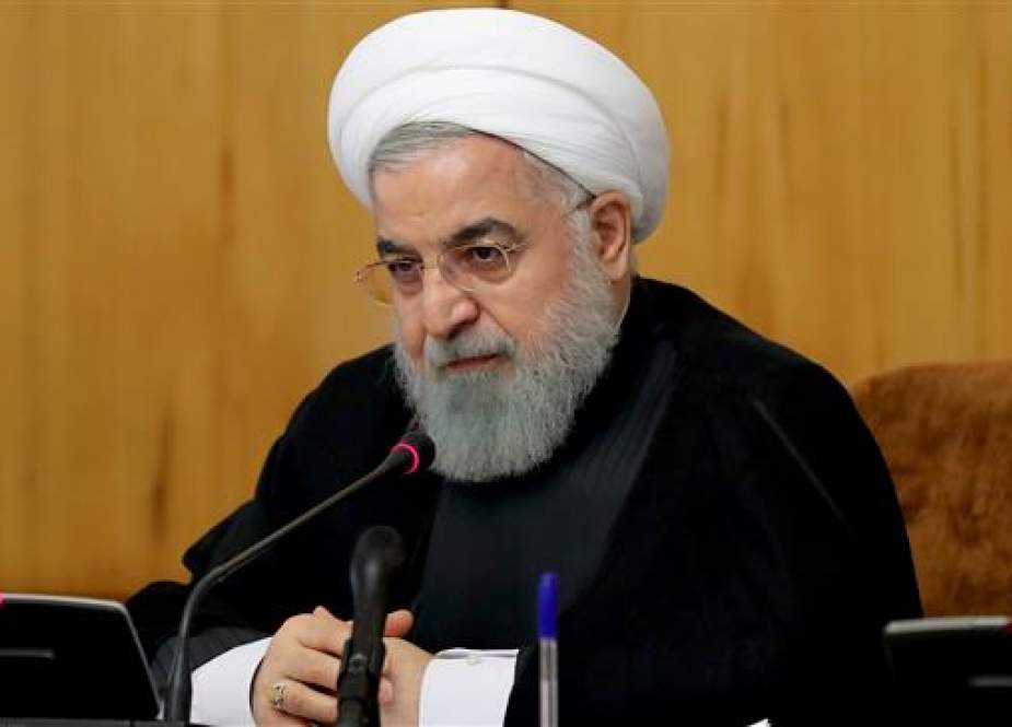 Iranian President Hassan Rouhani during a cabinet meeting in Tehran.jpg