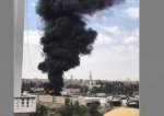 بالفيديو: حريق هائل في وسط دمشق