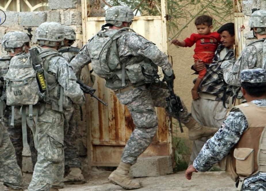 ادامه ی حضور نظامیان آمریکایی در عراق شغالگری است