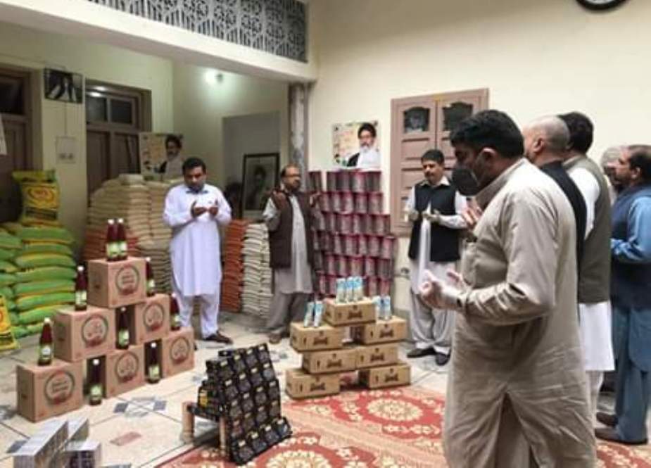 پشاور، الزہراء اکیڈمی کیجانب سے مستحق خاندانوں میں راشن تقسیم