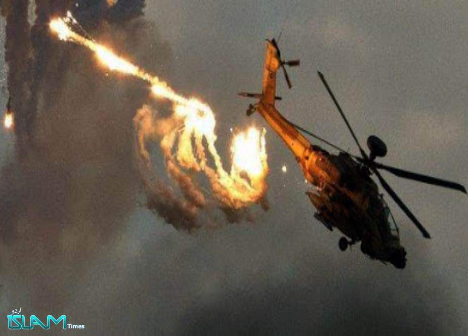 شام کے جنوبی علاقوں پر اسرائیلی ہیلی کاپٹرز کا ہوائی حملہ