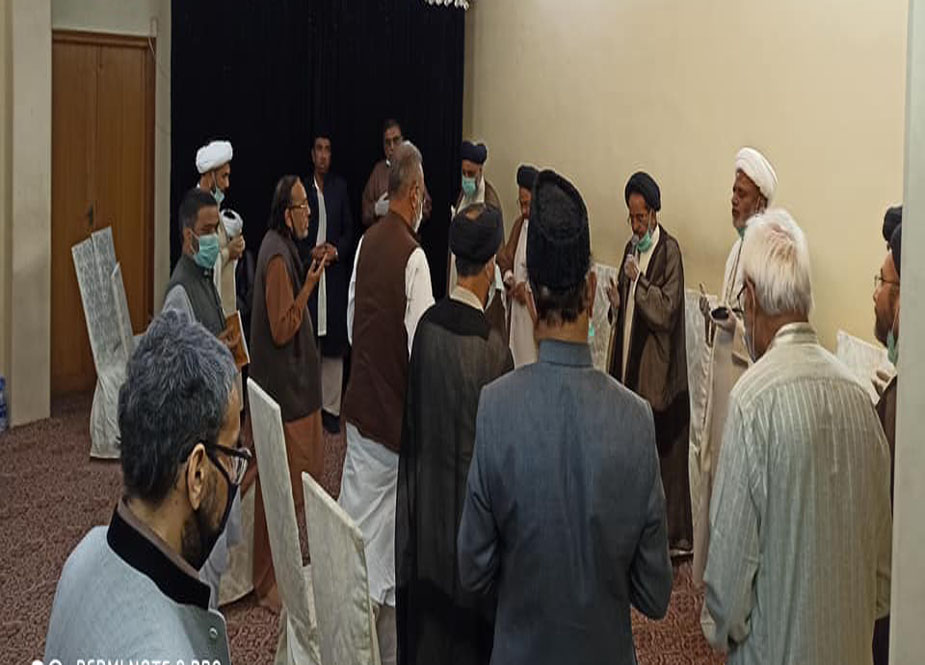 کورونا وائرس کی صورتحال کے پیش نظر یوم علی (ع) کے جلوس کی برآمدگی کے حوالے سے کراچی میں شیعہ قومیات کا اجلاس