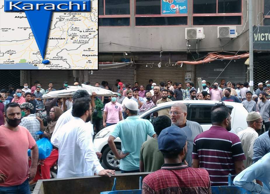 کراچی، ایس او پی کی خلاف ورزی پر زینب مارکیٹ سمیت کئی کاروباری مراکز سیل